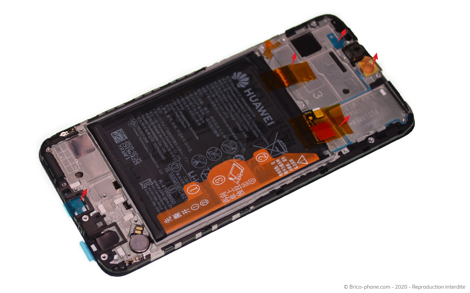 Changement du bloc écran sur P Smart 2020 photo 1