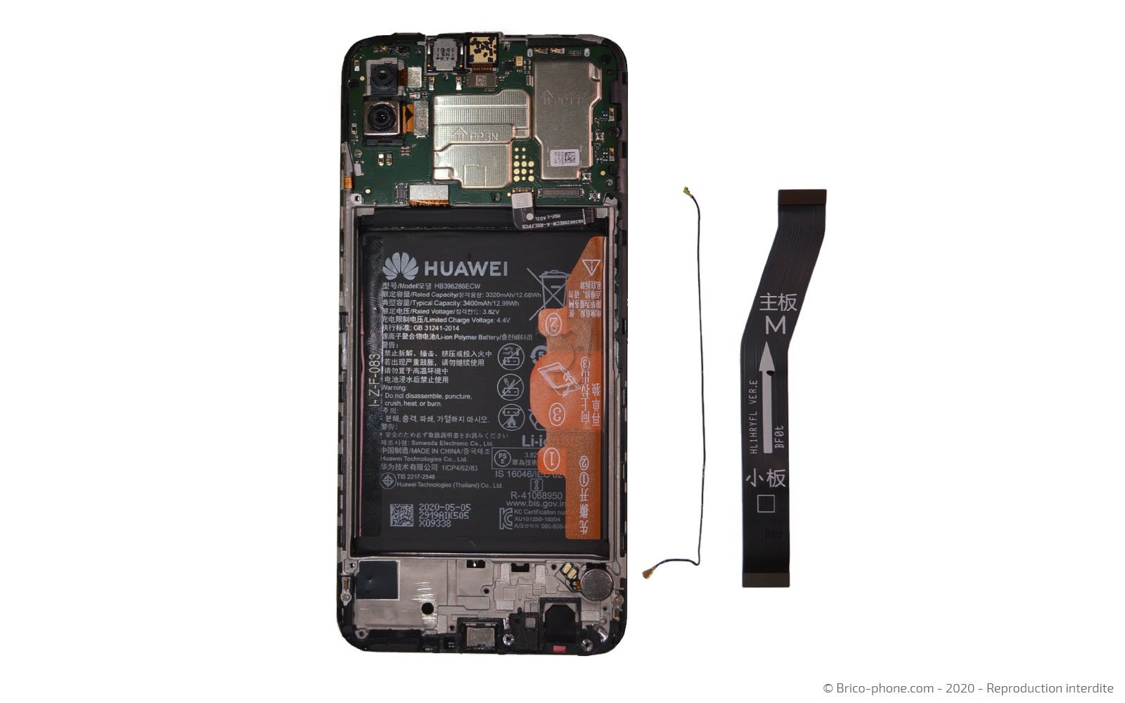 Changement du bloc écran sur P Smart 2020 photo 3