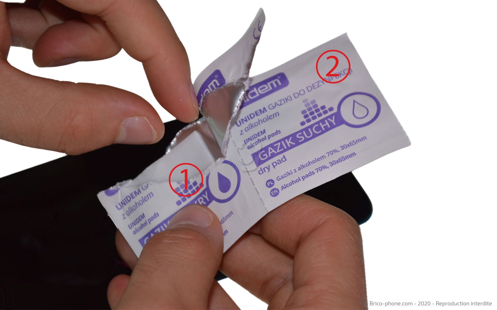 Changement d'écran  ( vitre + LCD ) sur P Smart 2020 photo 1