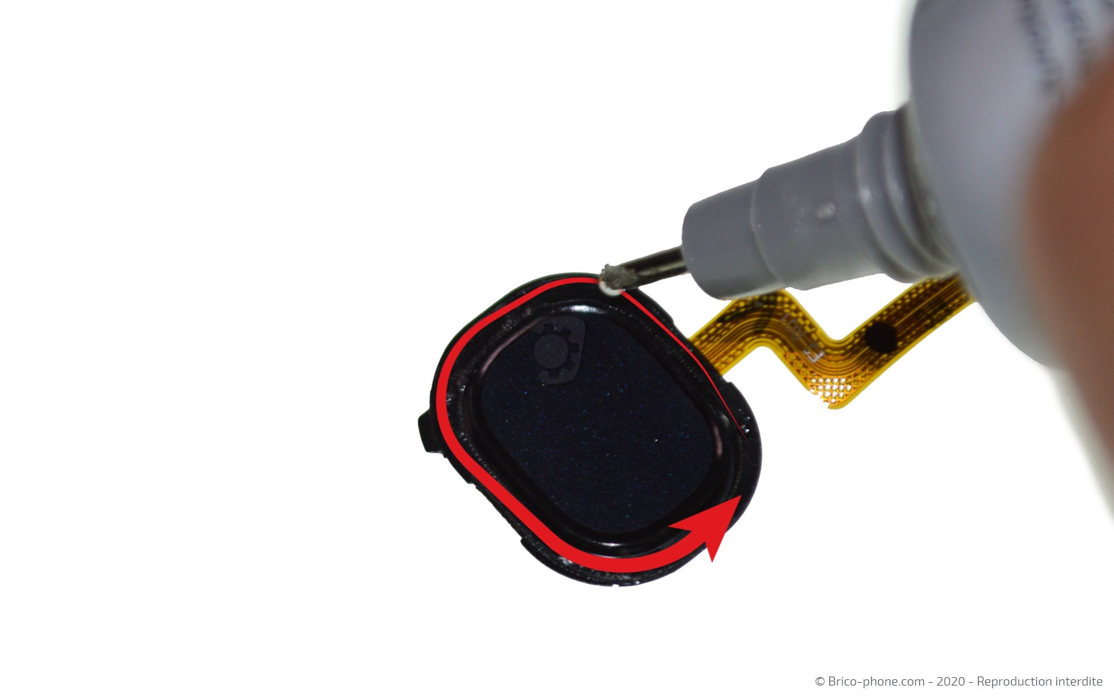 Changement de la vitre arrière sur Galaxy A21s photo 2