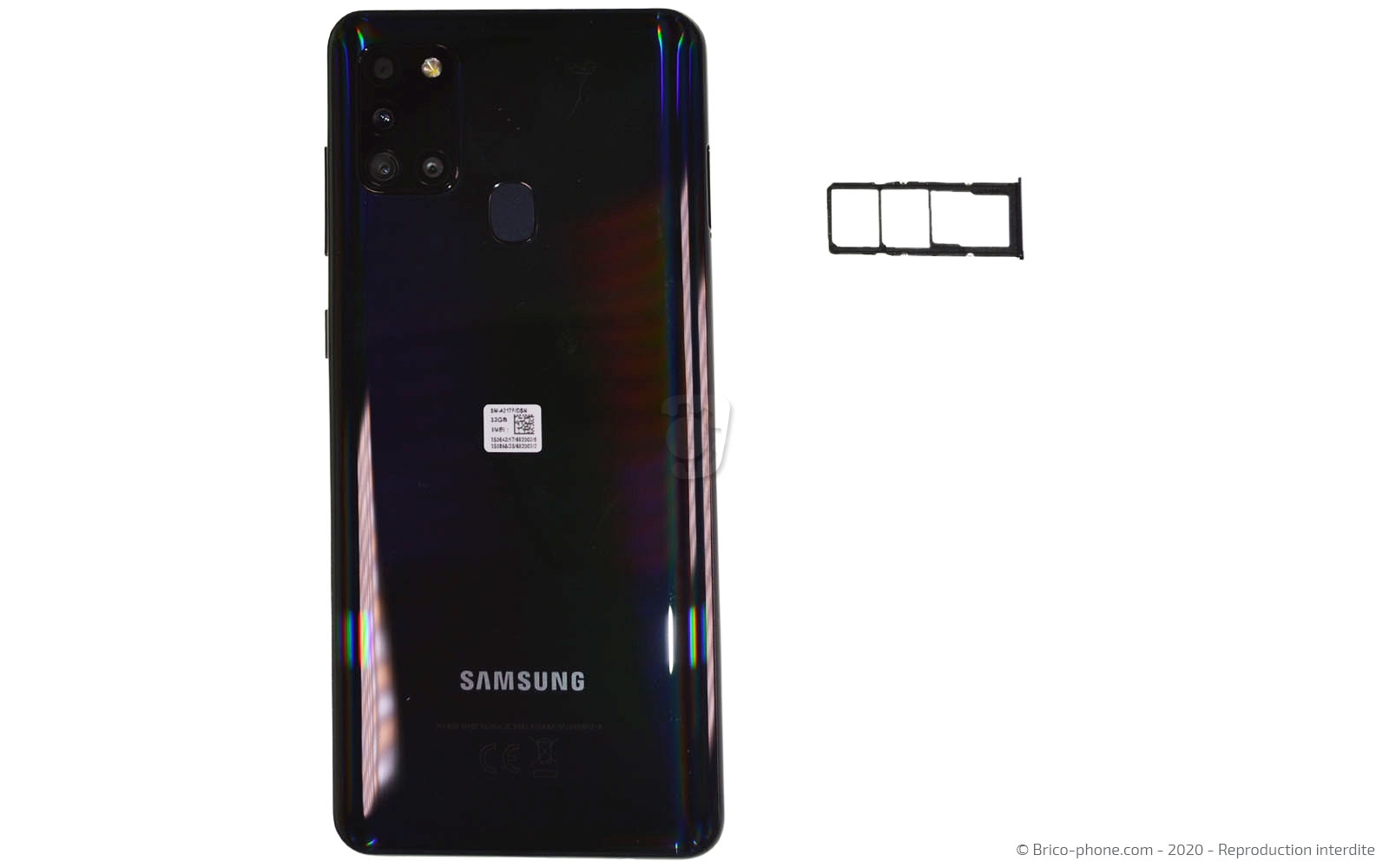 Changement de la vitre arrière sur Galaxy A21s photo 3