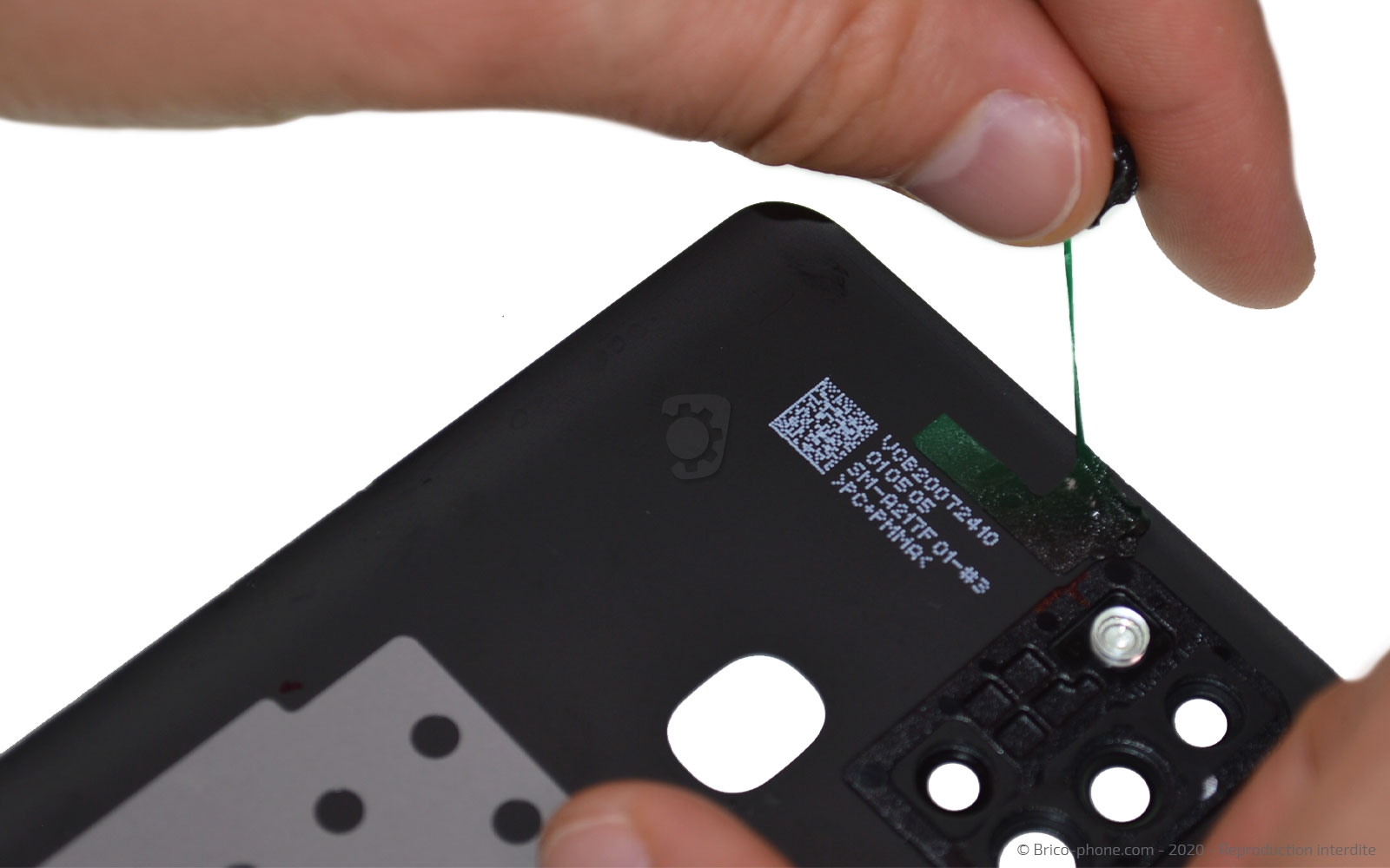 Changement de batterie sur Galaxy A21s photo 1