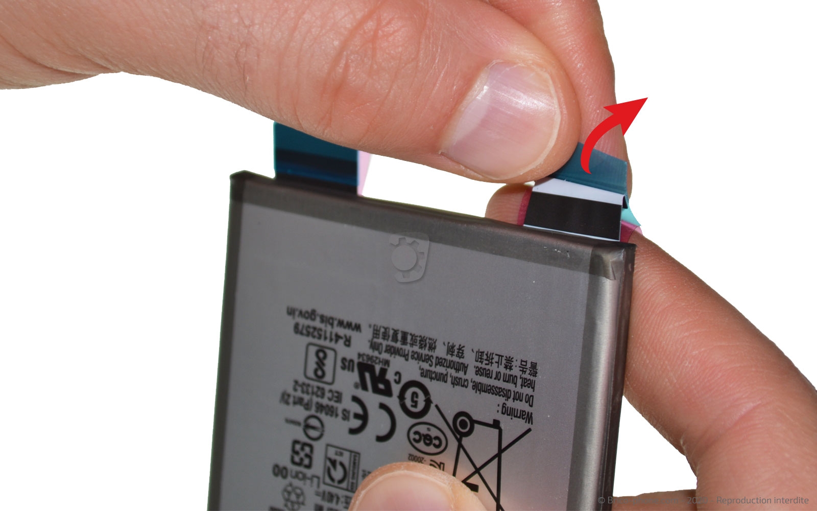 Changement de batterie sur Galaxy A21s photo 1