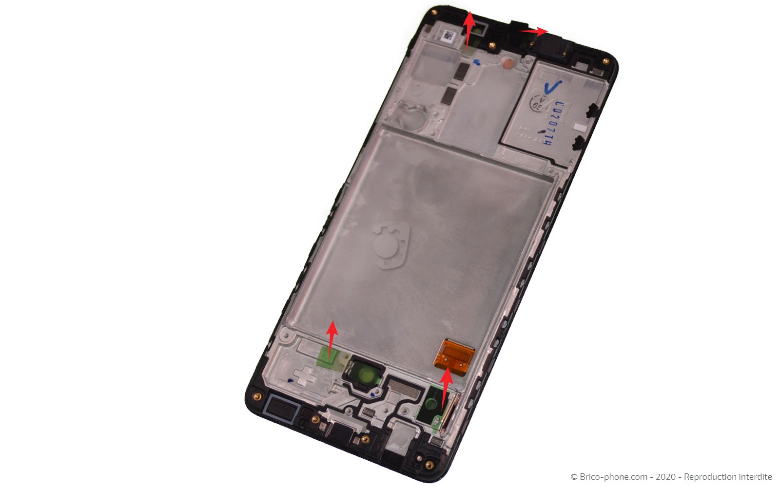 Changement du bloc écran sur Galaxy A41 photo 1