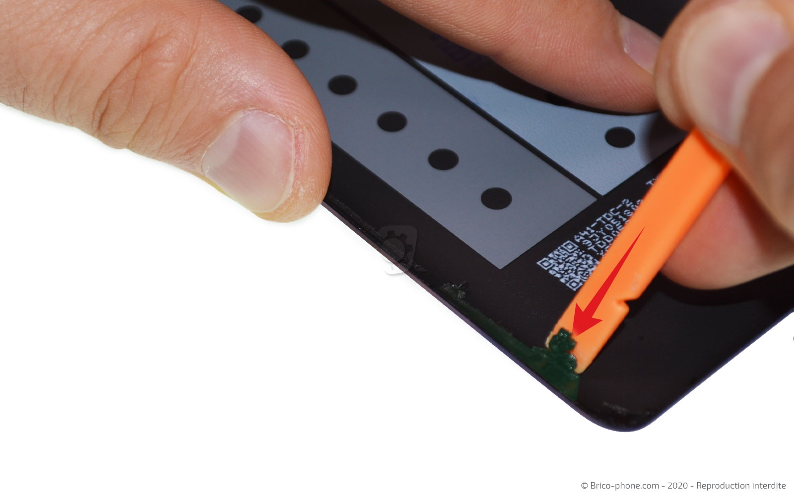 Changement du bloc écran sur Galaxy A41 photo 3