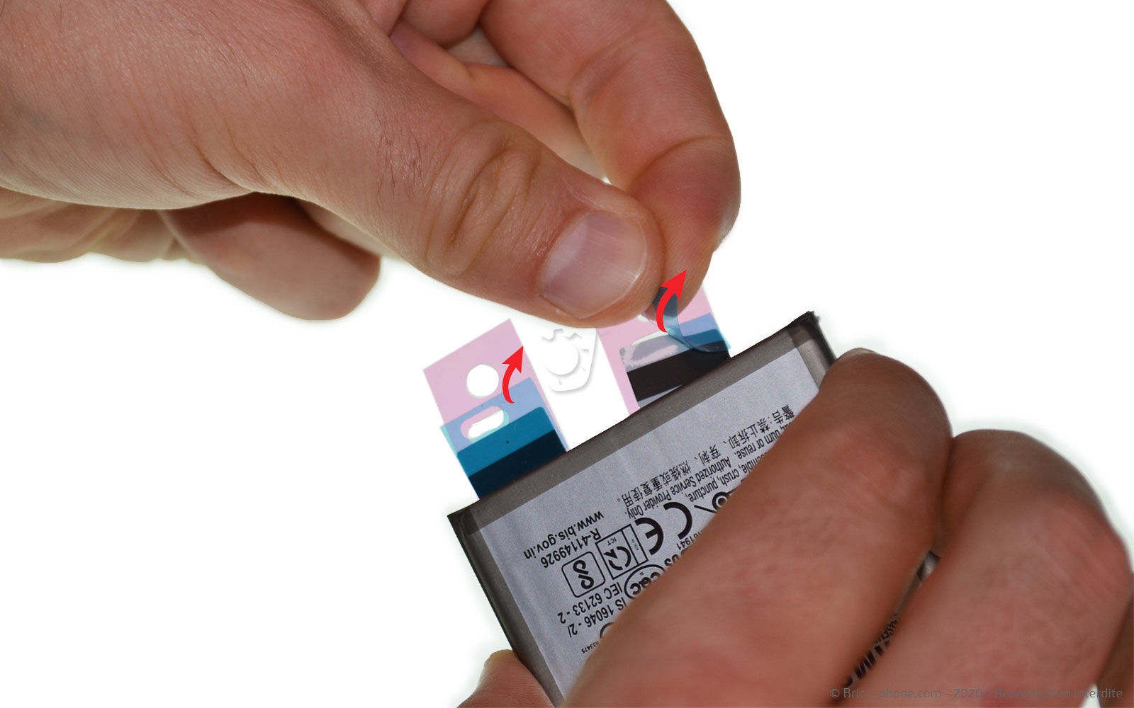 Changement du bloc écran sur Galaxy A41 photo 2