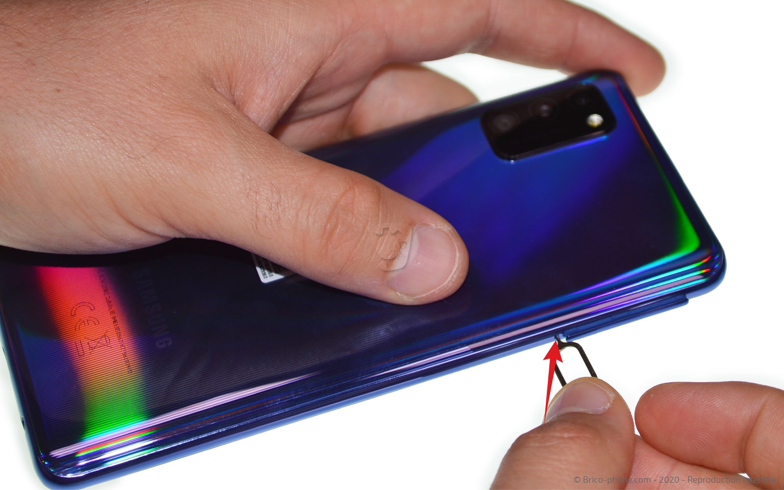 Changement du bloc écran sur Galaxy A41 photo 1