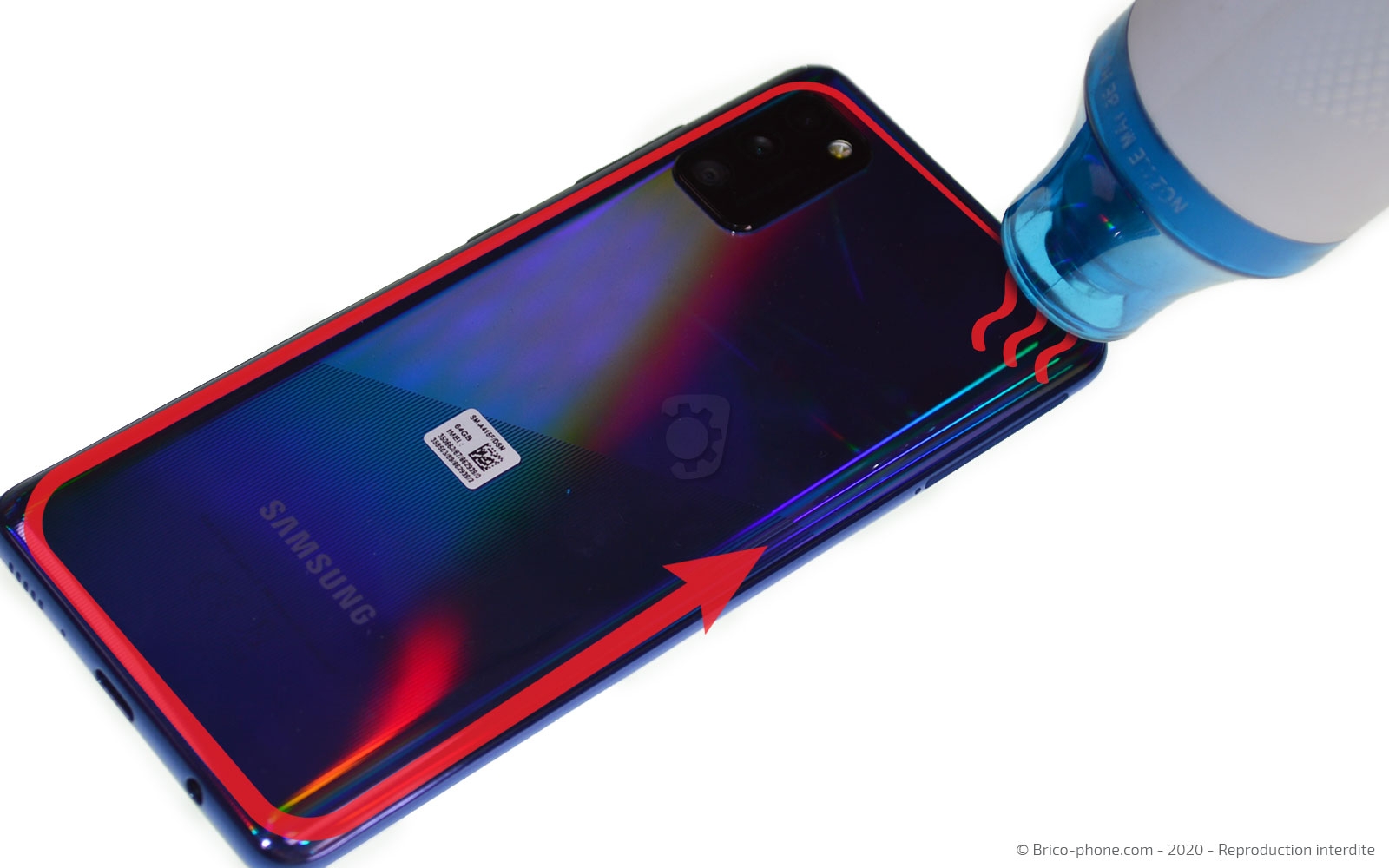 Changement du connecteur de charge sur Galaxy A41 photo 2