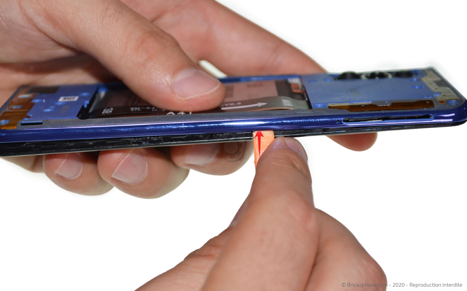 Changement du connecteur de charge sur Galaxy A41 photo 3