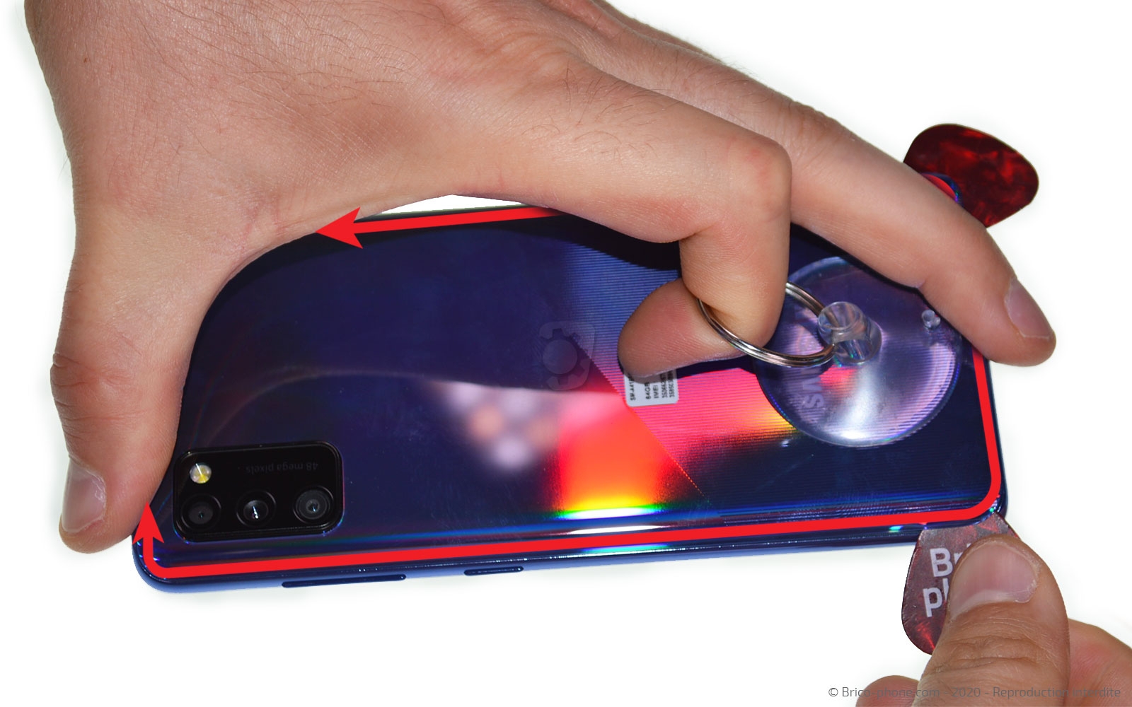 Changement du connecteur de charge sur Galaxy A41 photo 1