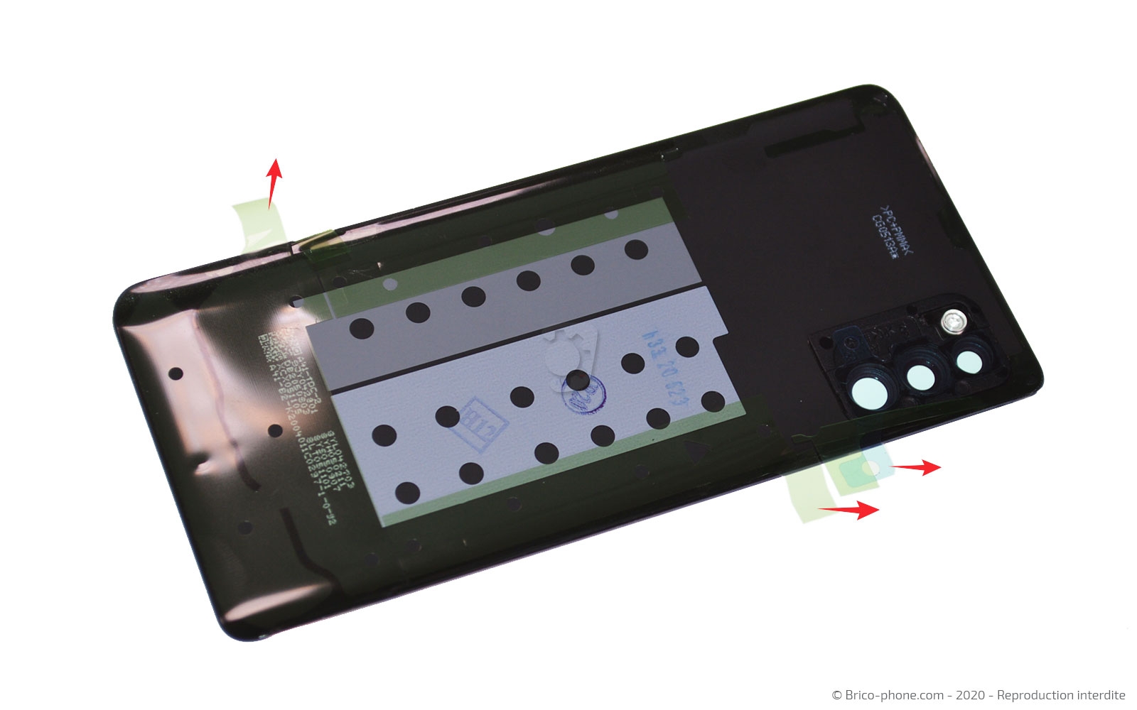 Changement de vitre arrière sur Galaxy A41 photo 1