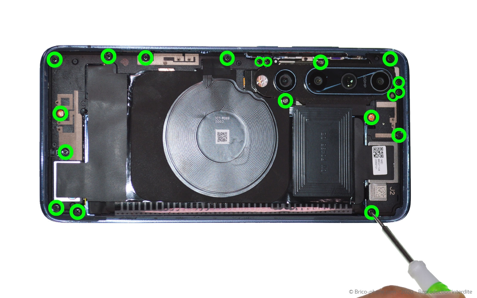 Démontage complet sur Mi 10 photo 1