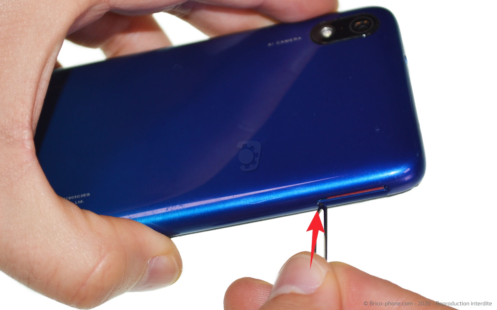 Changement de batterie sur Redmi 7A photo 1