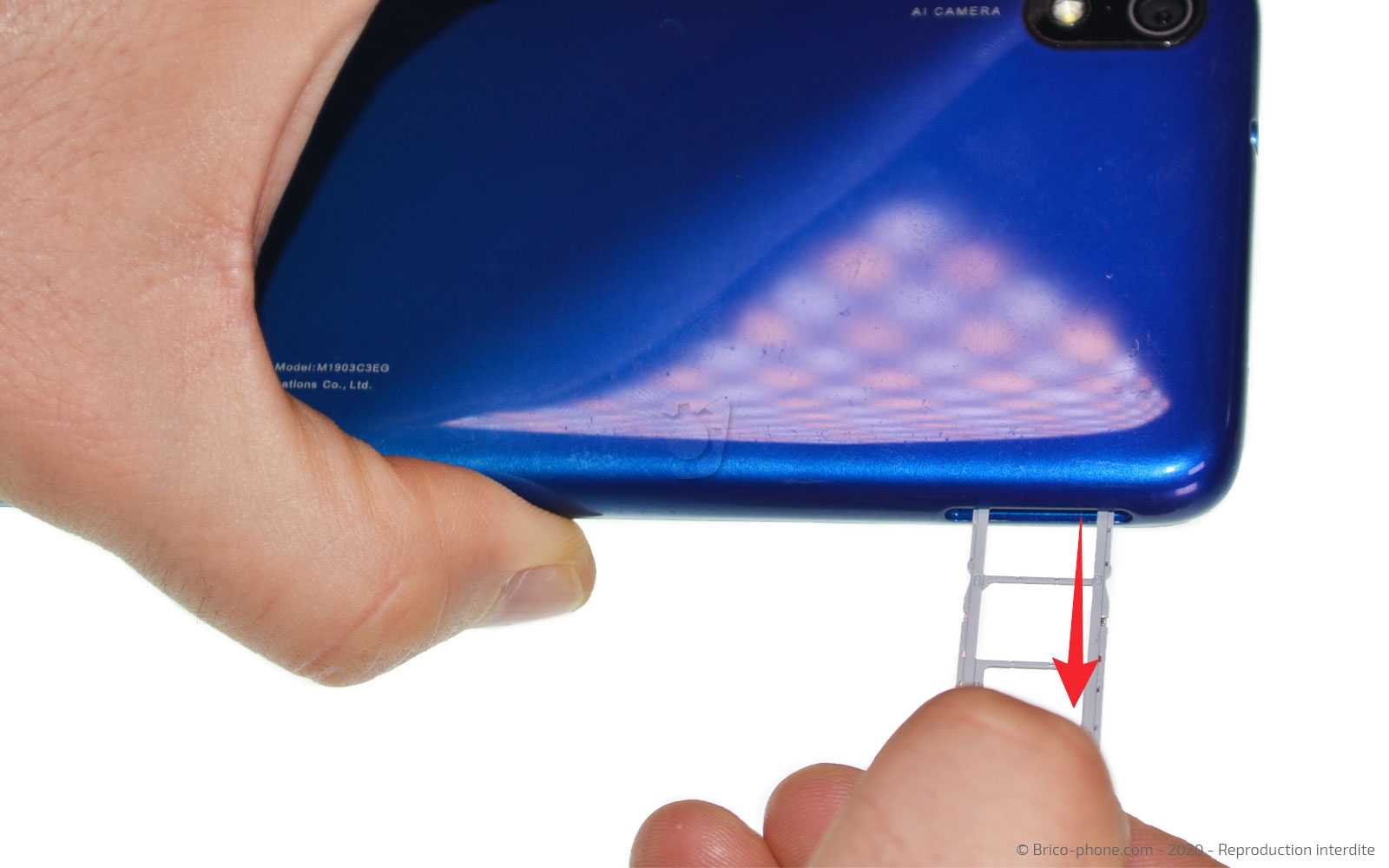 Changement de batterie sur Redmi 7A photo 2