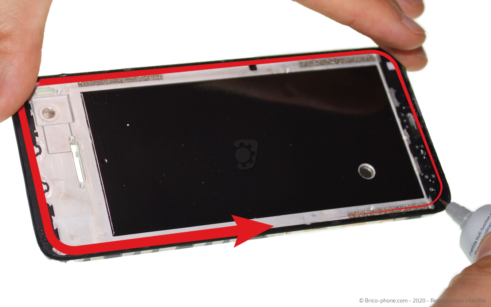 Changement de l'écran (vitre+LCD) sur Redmi 7A photo 1