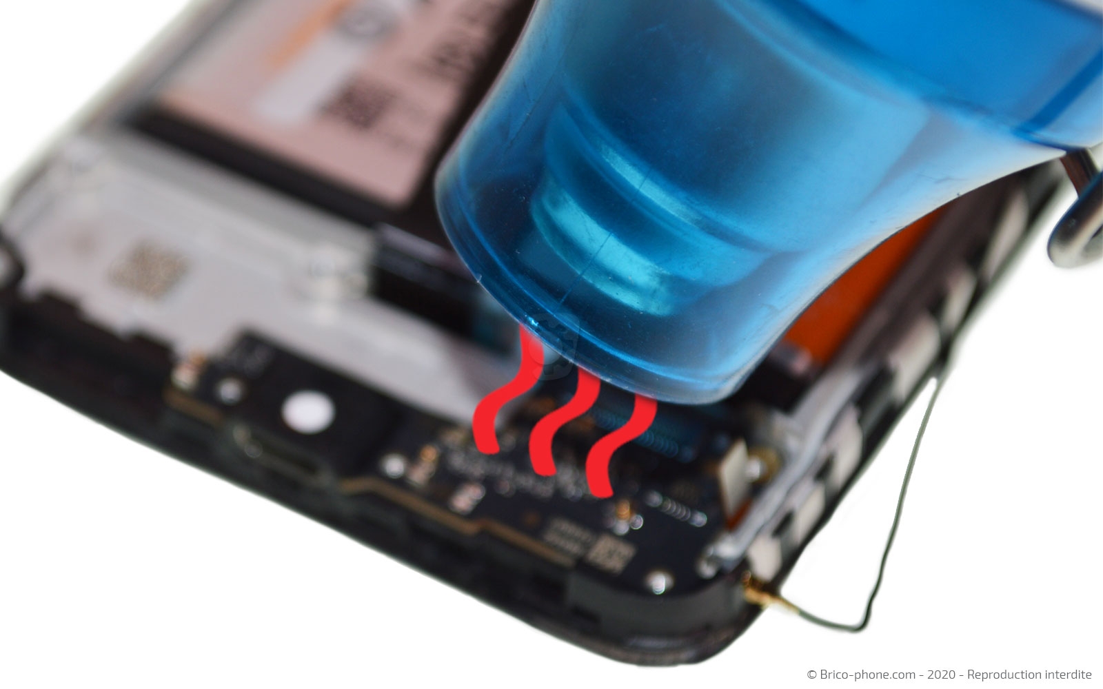 Changement du connecteur de charge sur Redmi 7A photo 4