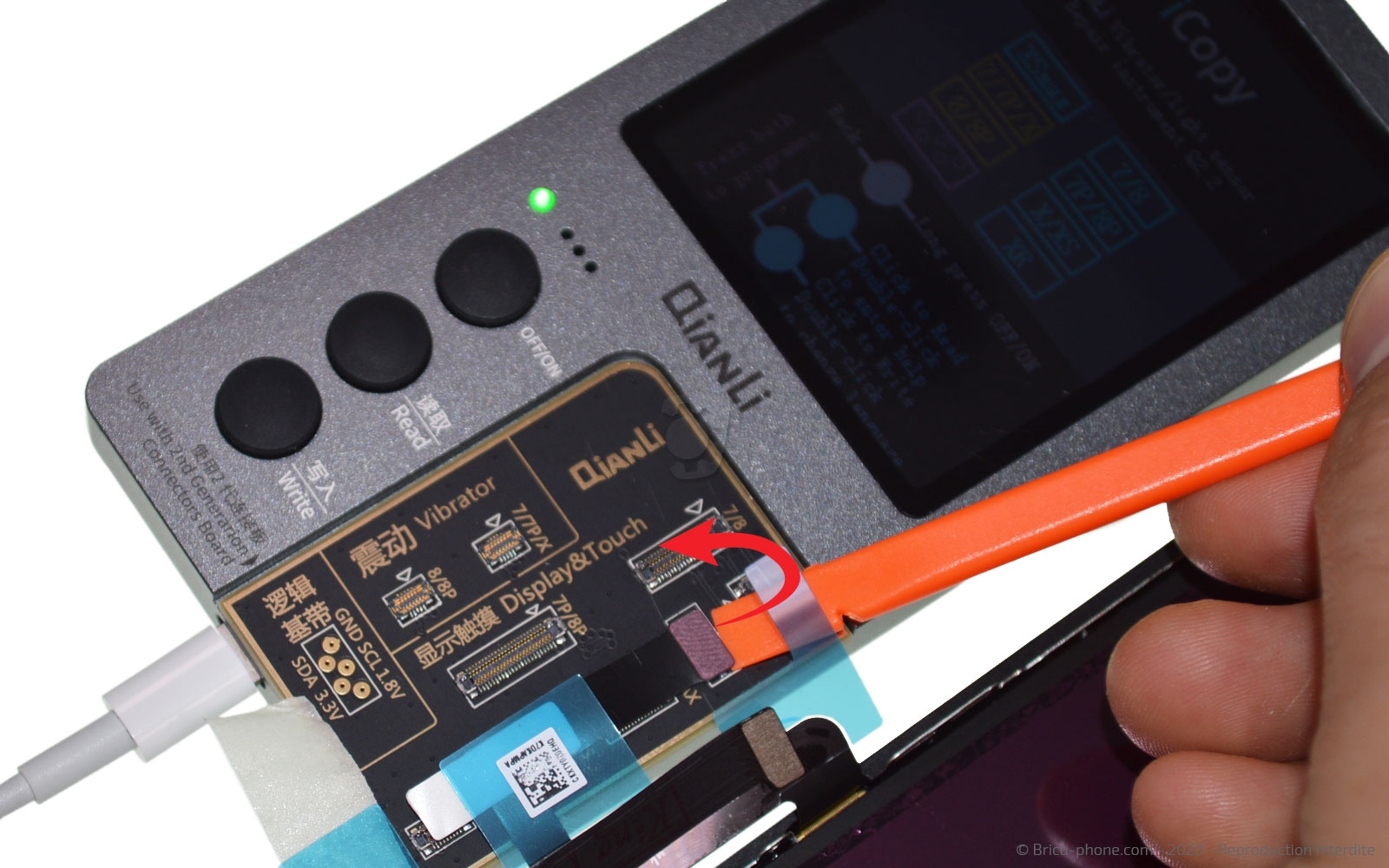 Utiliser le programmateur d'écran iCopy Plus pour iPhone photo 4