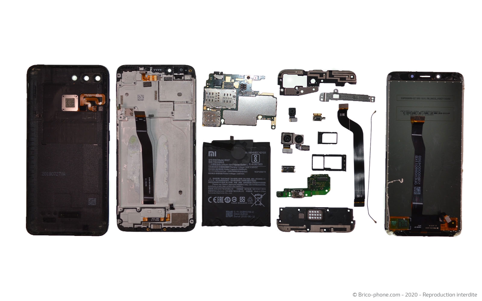 Démontage complet sur Redmi 6 photo 1