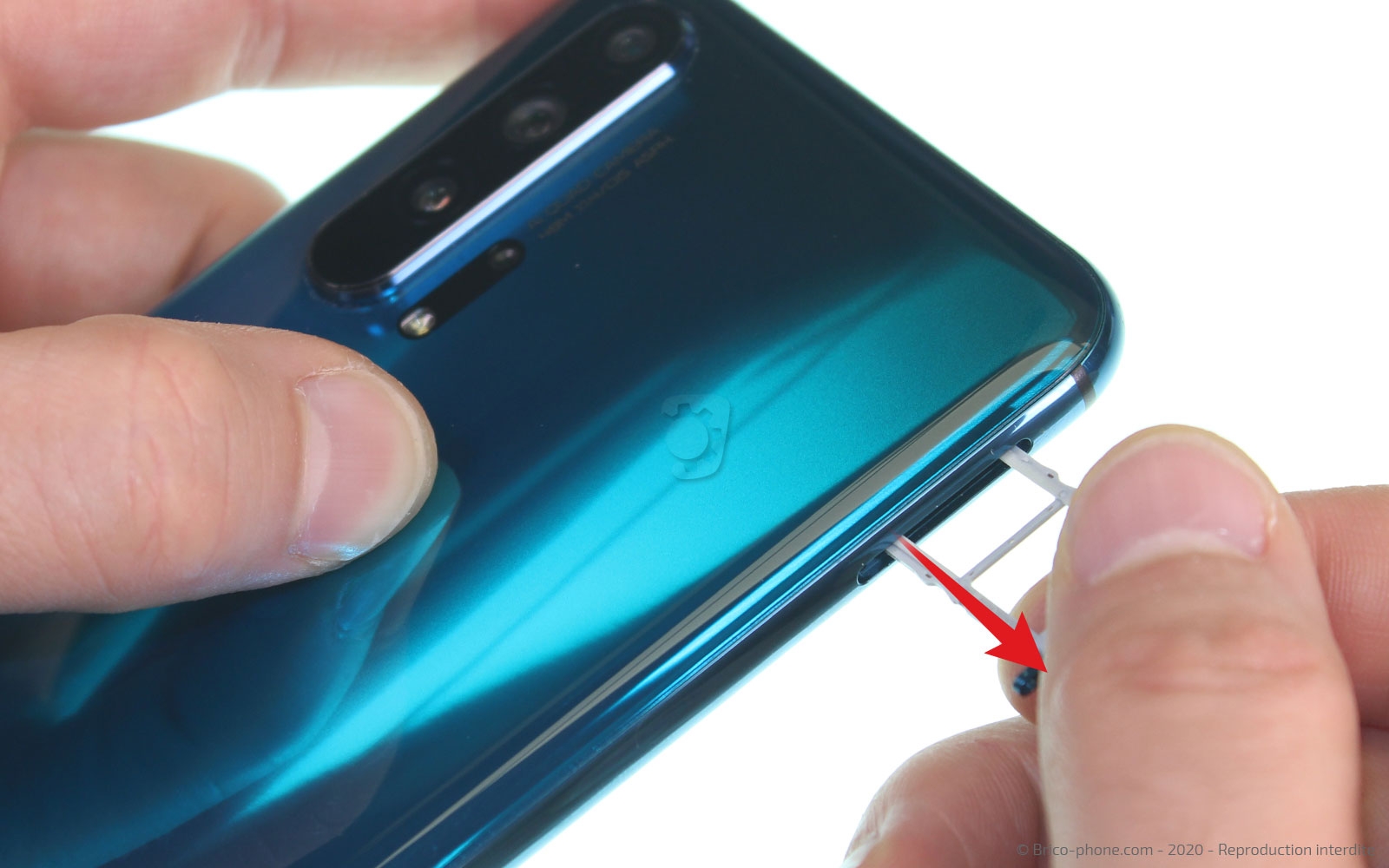 Changement du bloc écran sur Honor 20 Pro photo 3