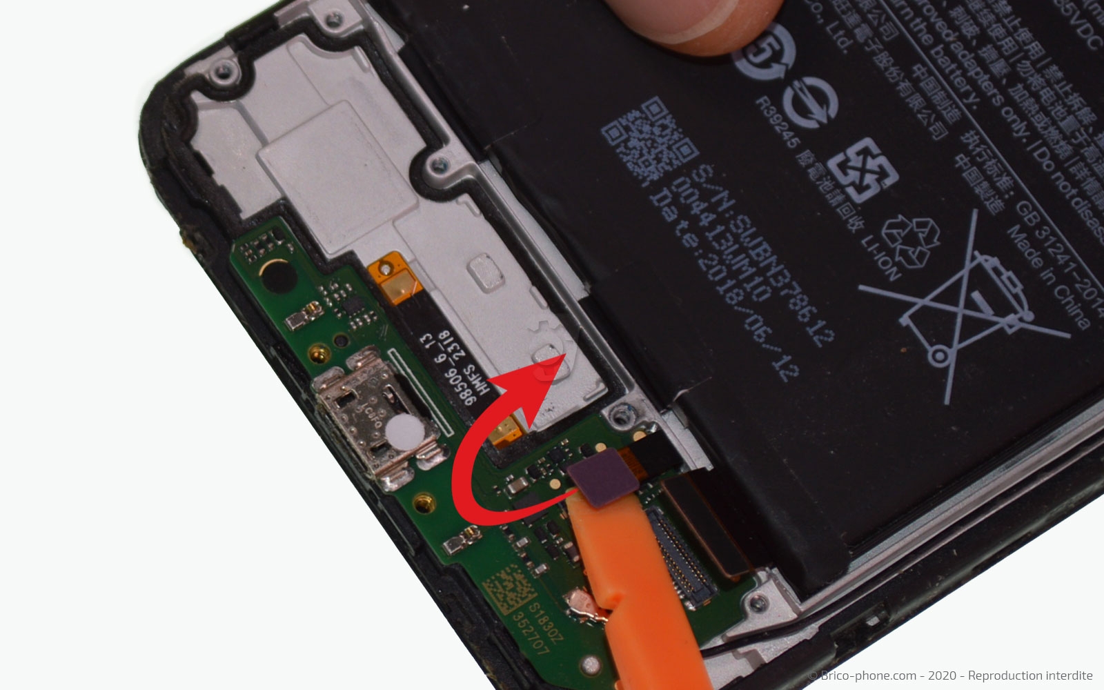 Changement du connecteur de charge sur Redmi 6 photo 2