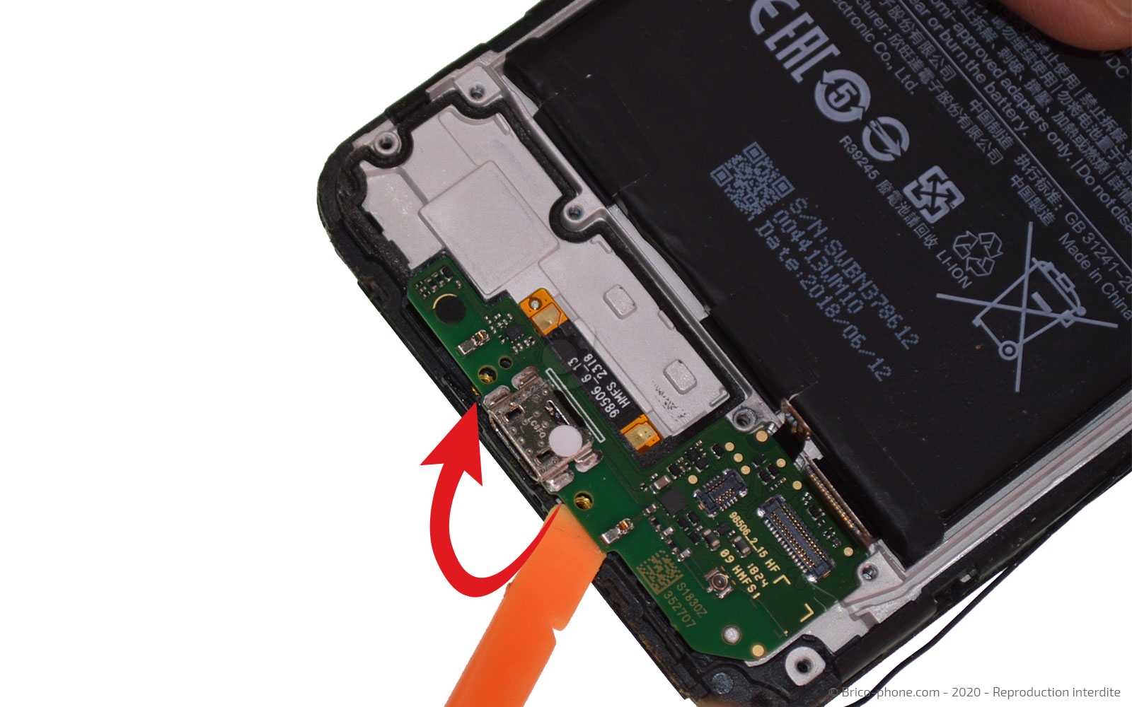 Changement du connecteur de charge sur Redmi 6 photo 2