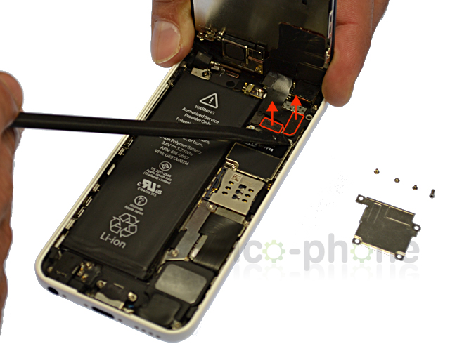 Changement d'écran complet pré-monté (châssis+vitre+LCD) sur iPhone 5C photo 1