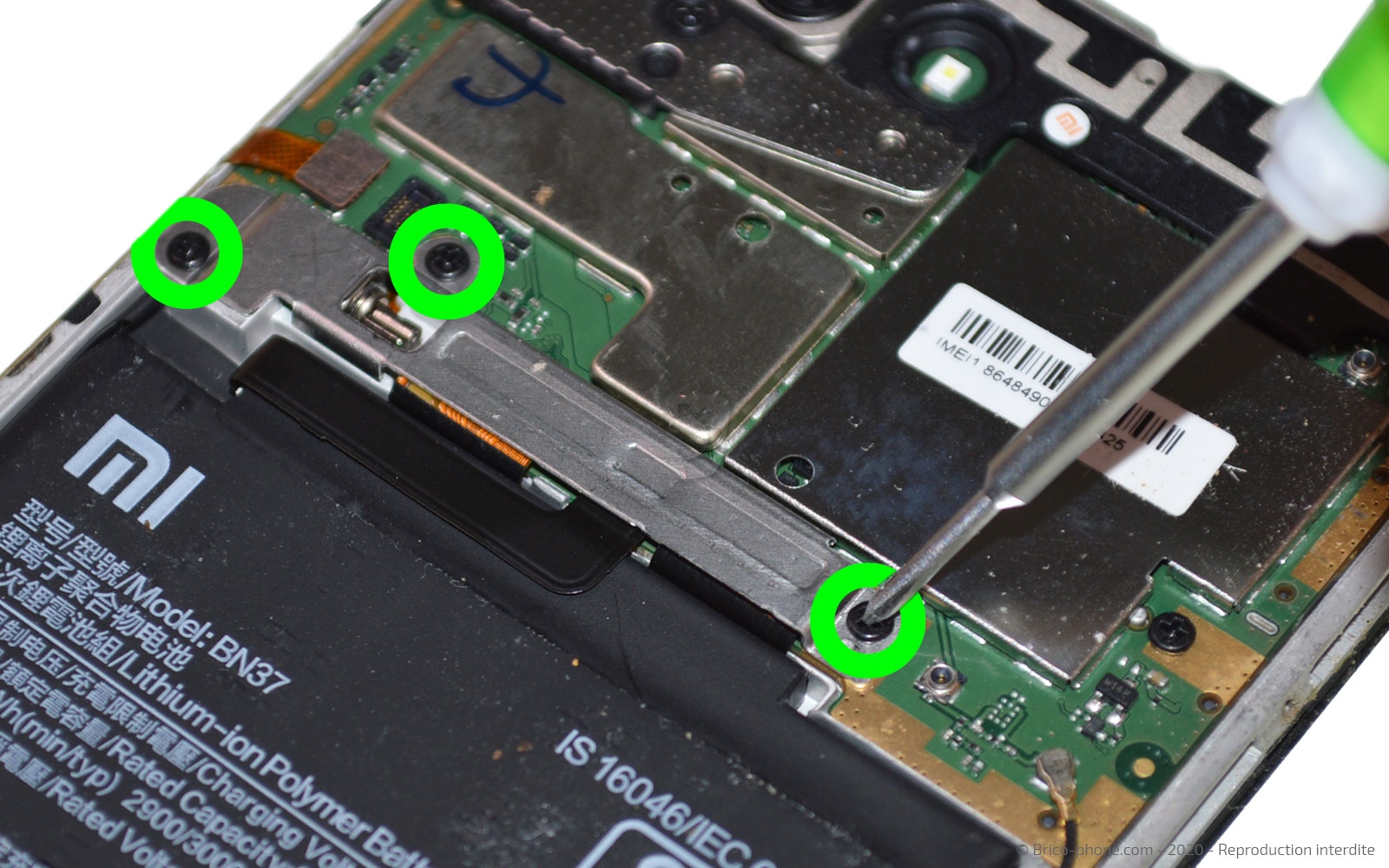 Changement d'écran (vitre + LCD) sur Redmi 6 photo 1