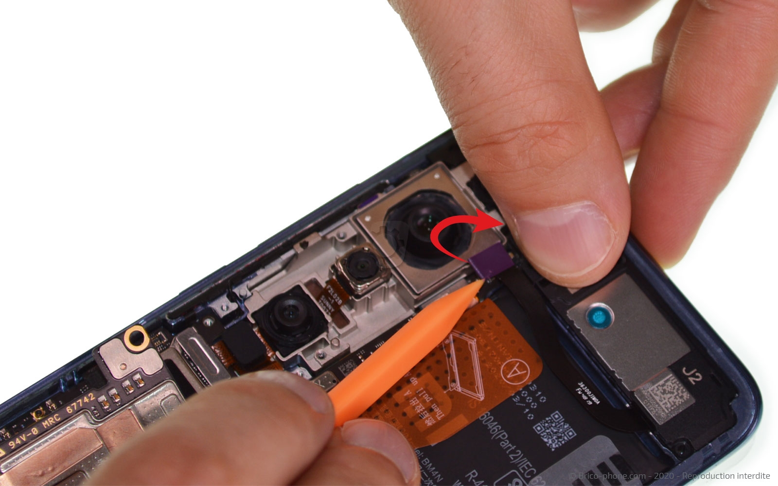 Changement de batterie sur Mi 10 photo 2