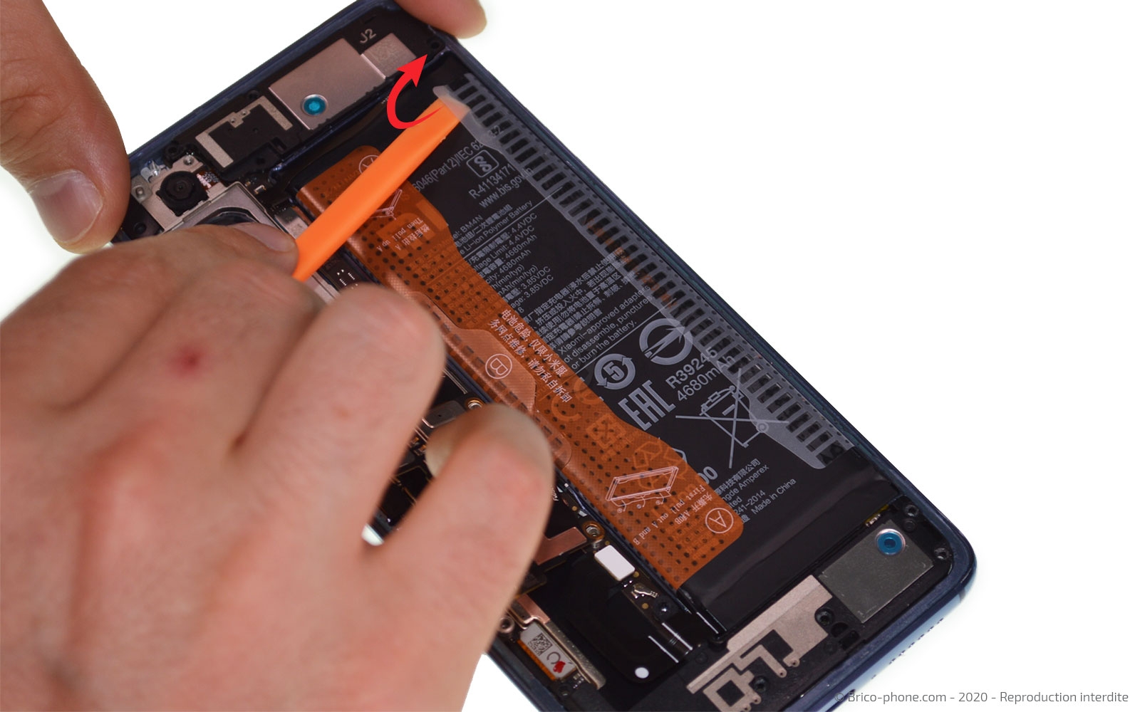 Changement de batterie sur Mi 10 photo 1