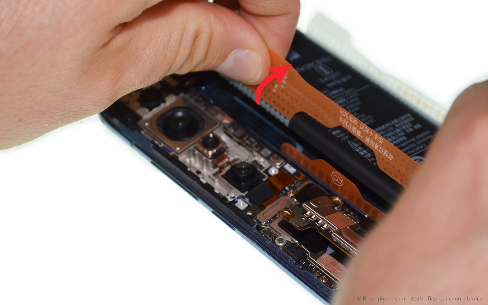 Changement de batterie sur Mi 10 photo 3