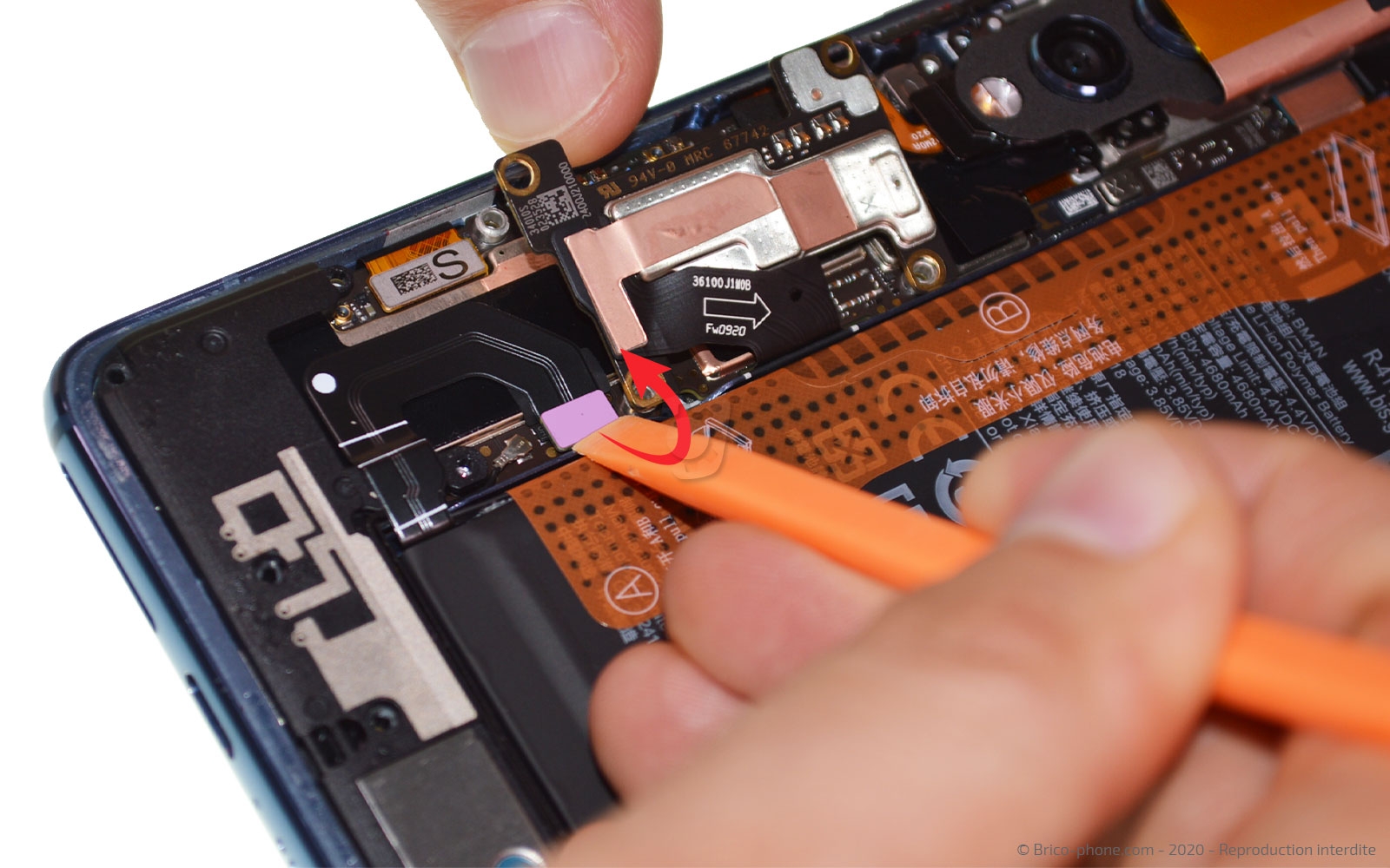 Changement de batterie sur Mi 10 photo 1