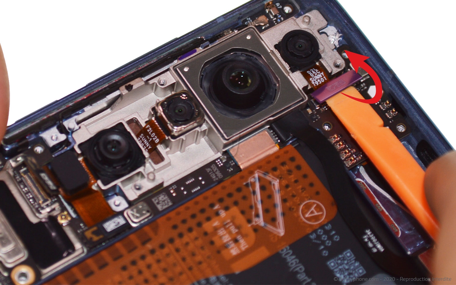 Changement d'écran (vitre + Amoled) sur Mi 10 photo 4