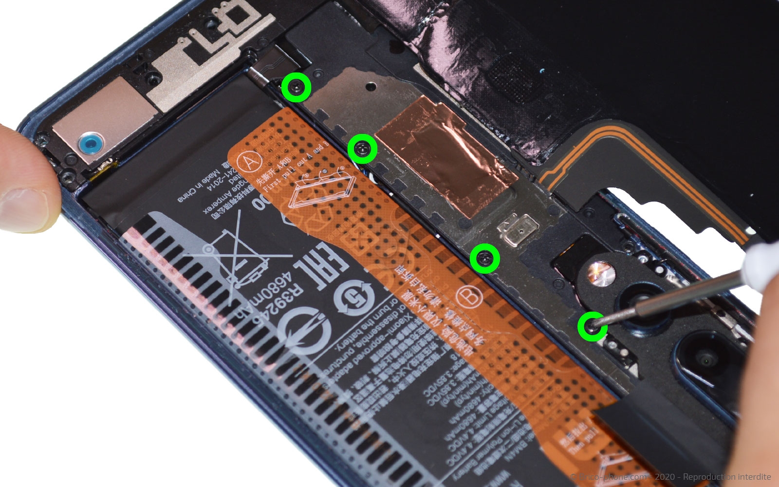 Changement du bloc écran sur Mi 10 photo 1