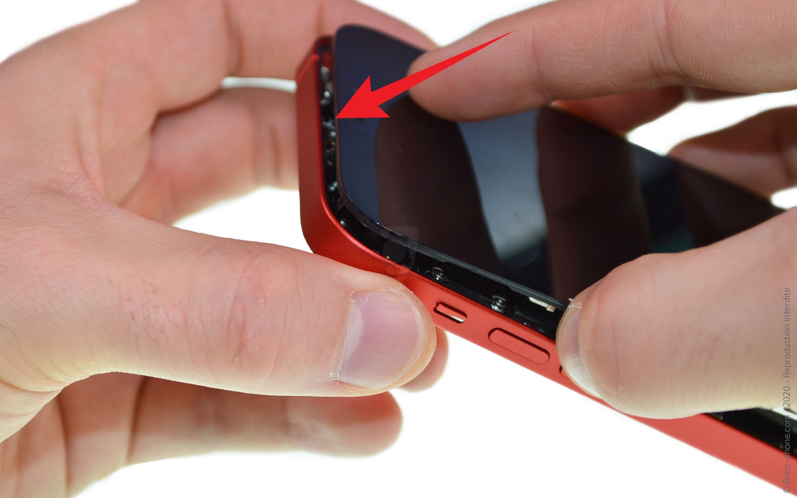 Changement de l'écran (vitre + Oled) sur iPhone 12 photo 1