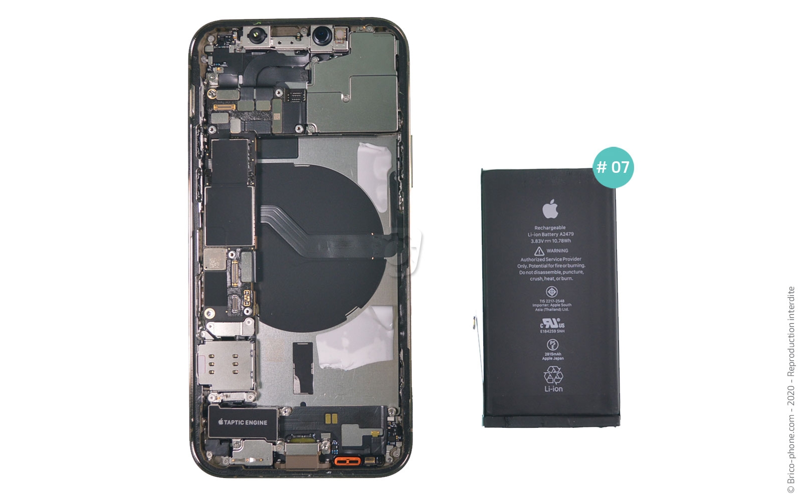 Changement de batterie sur iPhone 12 Pro photo 2