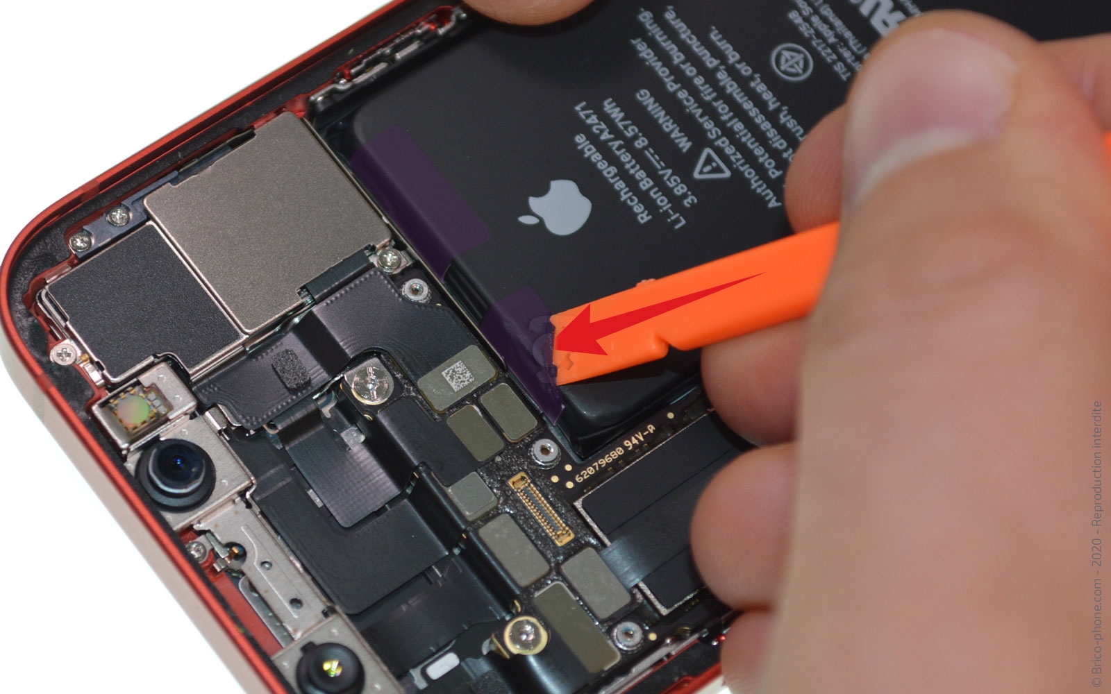 Changement de batterie sur iPhone 12 Mini photo 3