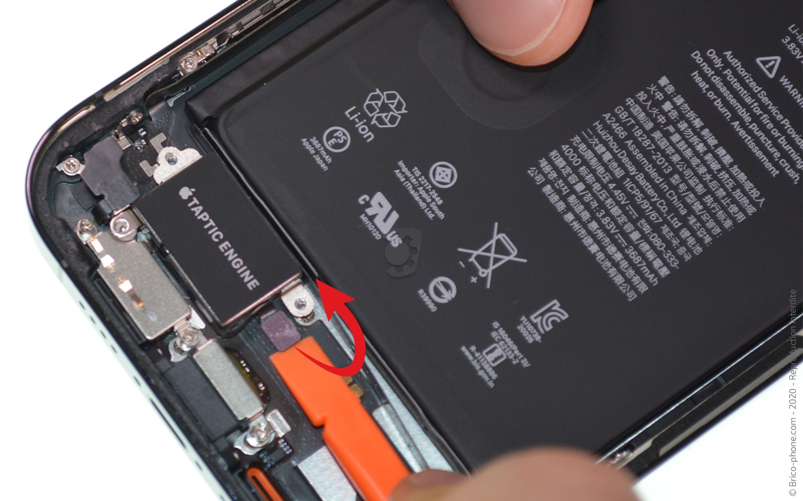 Changement de batterie sur iPhone 12 Pro Max photo 2