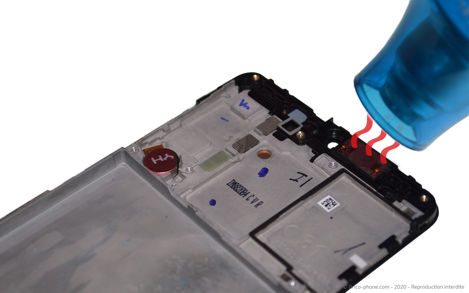 Démontage complet sur Galaxy A31 photo 1