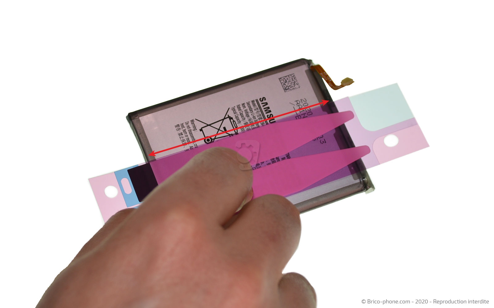 Changement de batterie sur Galaxy A31 photo 1