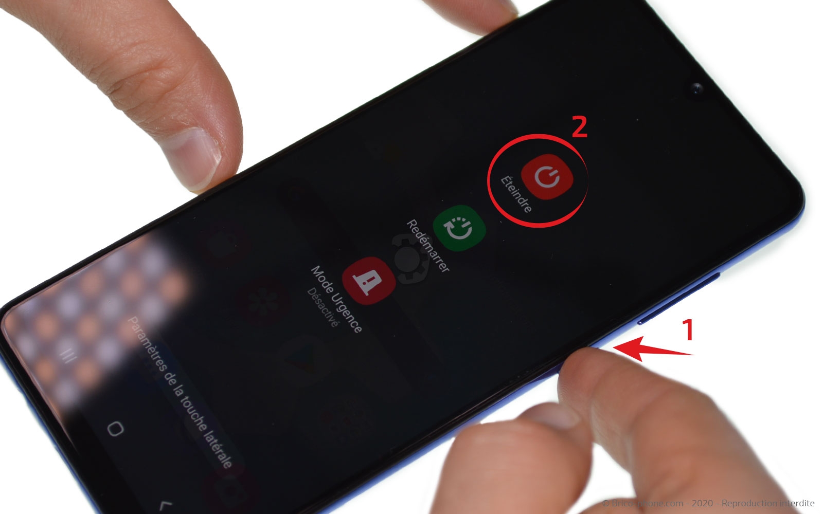 Changement de la vitre arrière sur Galaxy A31 photo 3