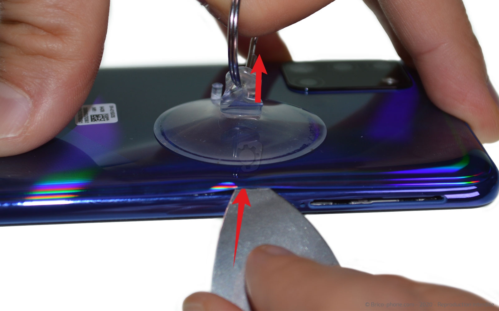 Changement de la vitre arrière sur Galaxy A31 photo 3
