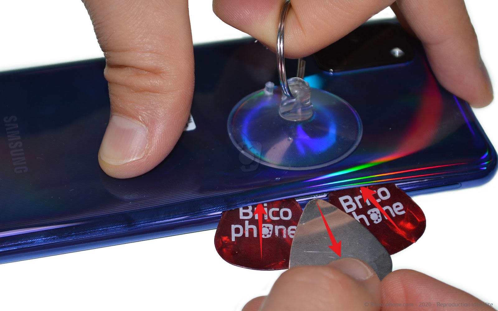 Changement du connecteur de charge sur Galaxy A31 photo 4