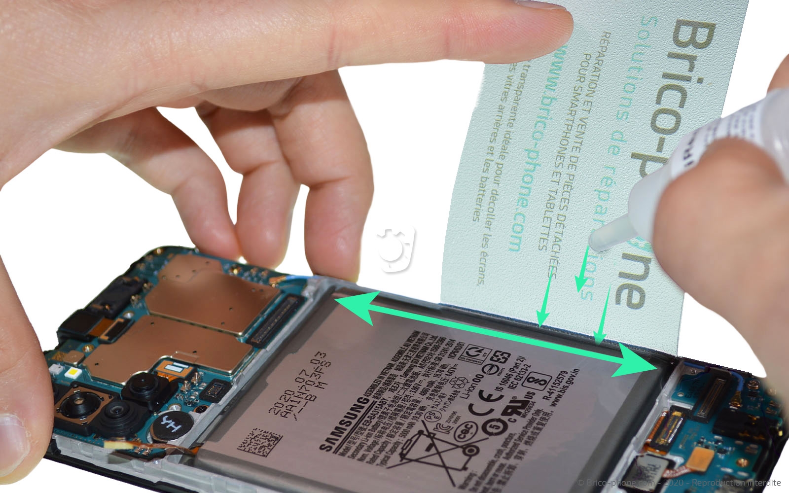 Changement du bloc écran sur Galaxy A31 photo 1