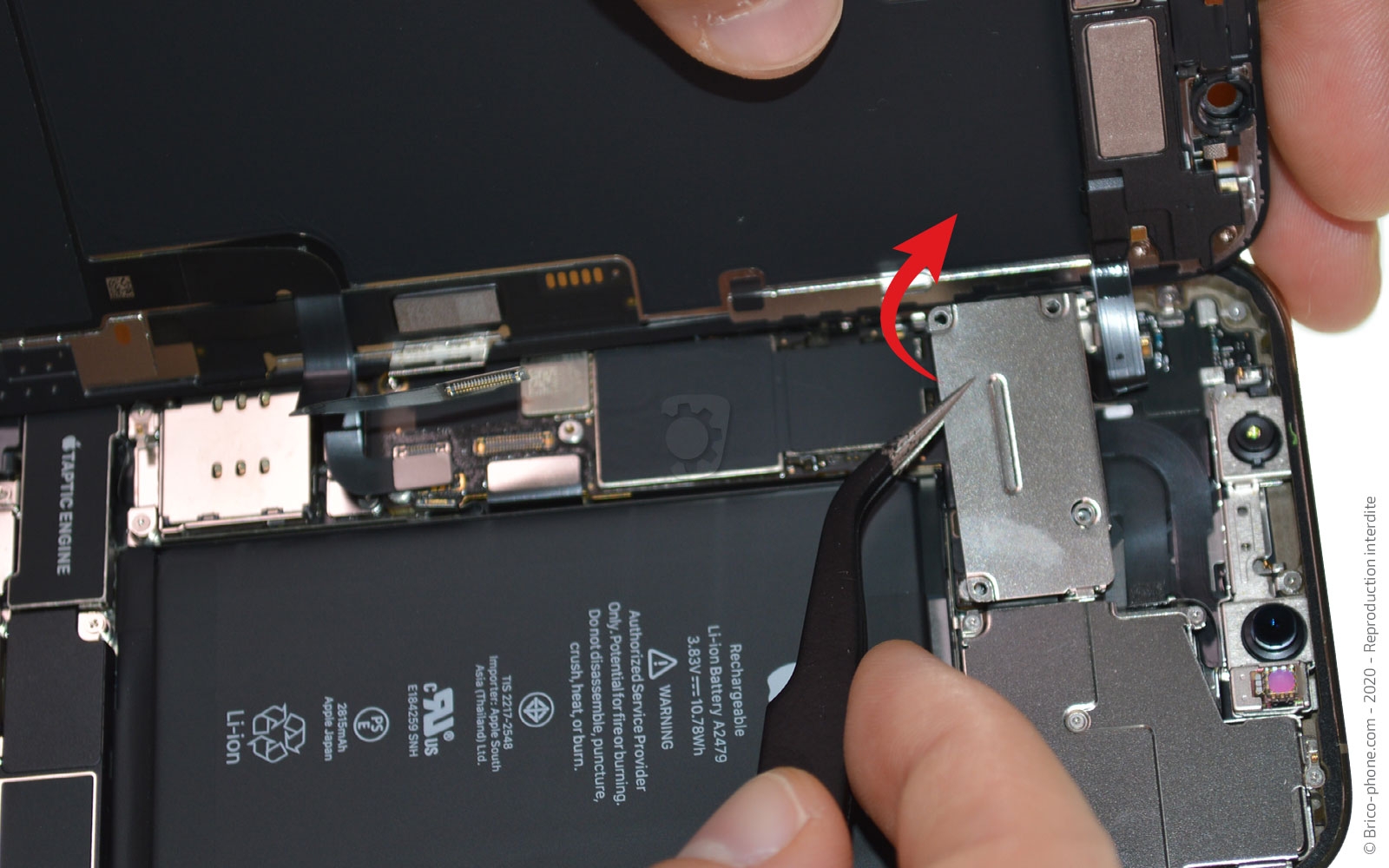 Remplacement du Taptic Engine (vibreur) sur iPhone 12 Pro photo 2