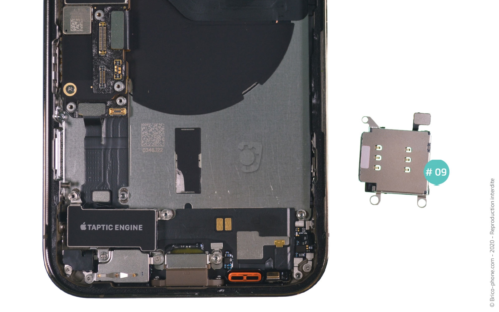 Changement du lecteur Sim sur iPhone 12 Pro photo 4