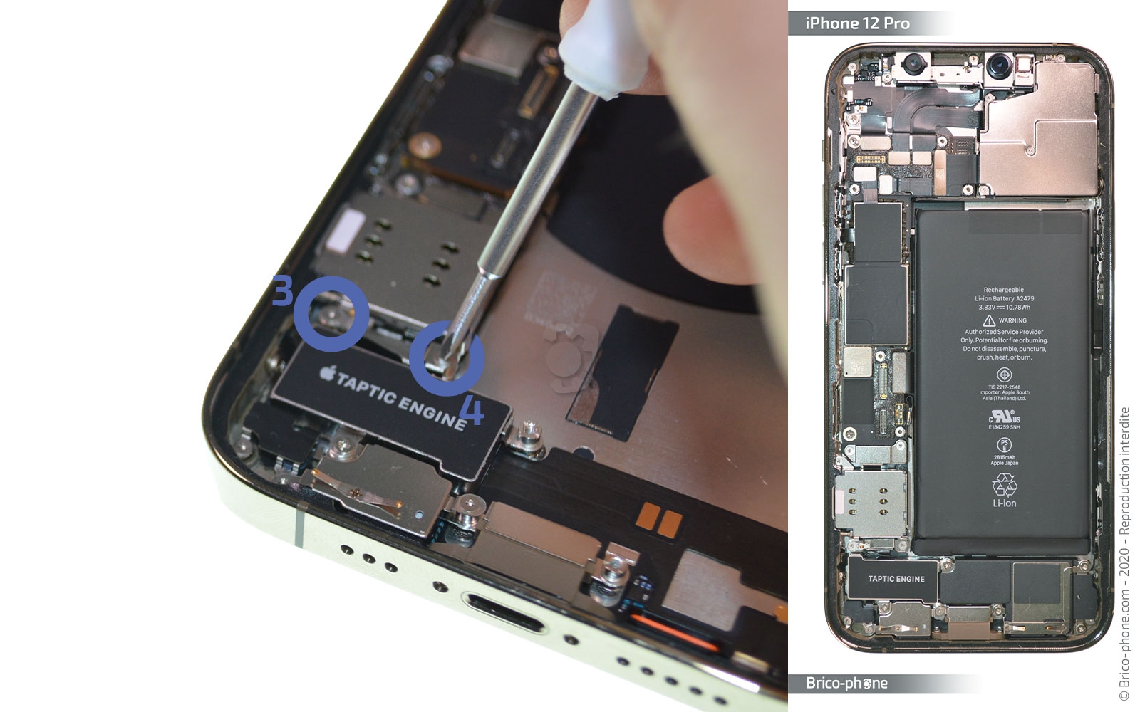 Changement du lecteur Sim sur iPhone 12 Pro photo 1