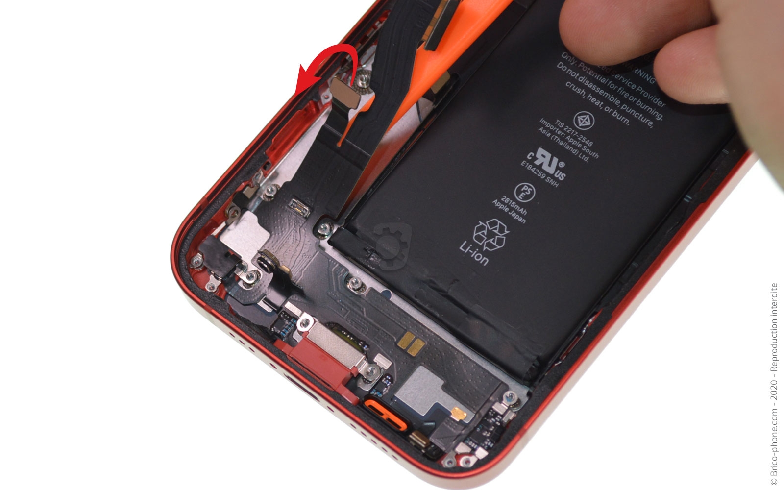 Changement du connecteur de charge sur iPhone 12 photo 2