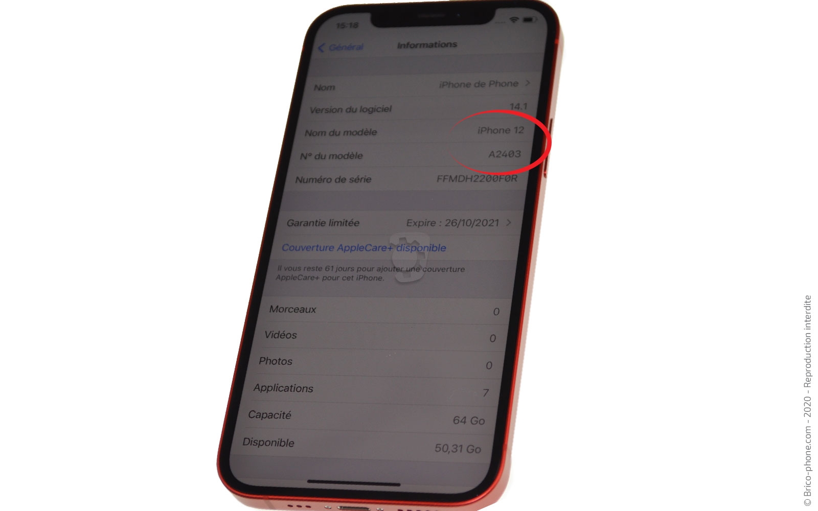 Changement du connecteur de charge sur iPhone 12 photo 1