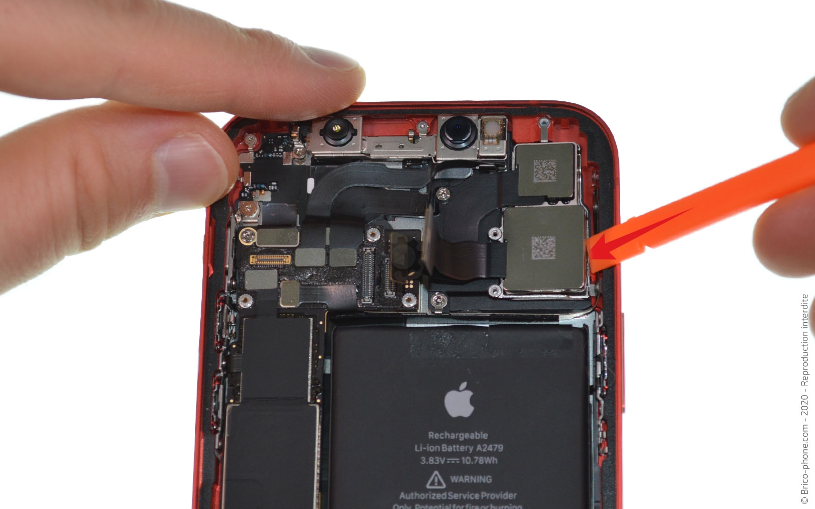 Changement du bloc caméras arrière sur iPhone 12 photo 3