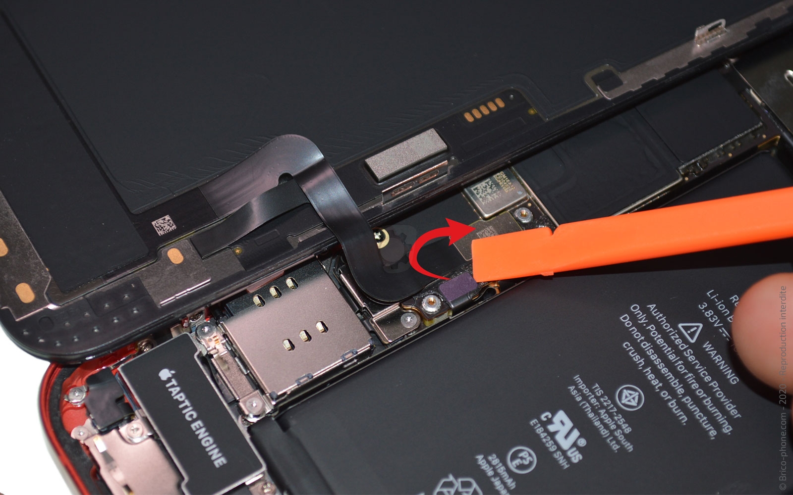 Changement du Taptic Engine sur iPhone 12 photo 4